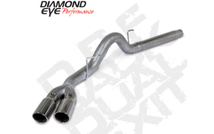 Ford F150 Performance Exhaust - Diamond Eye Performance - DPF Back Kit SS Dual w/Tips - `18-`19